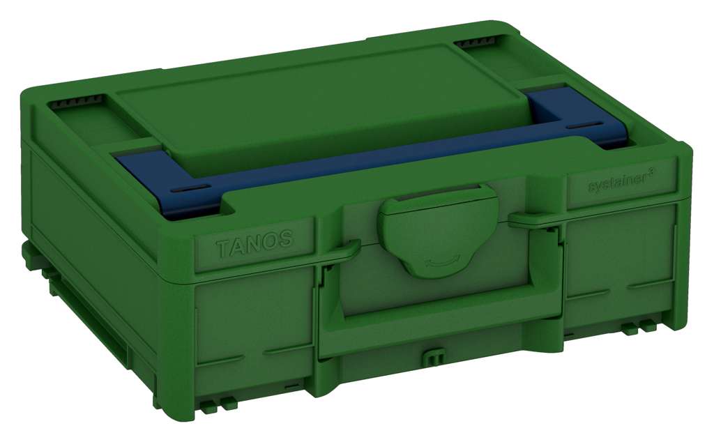 Systainer³ M 137, Emerald Green with Sapphire Blue lid handle