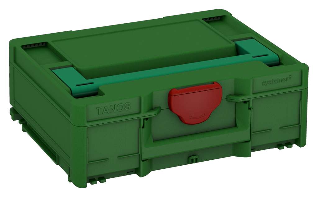 Systainer³ M 137, Emerald Green with Signal Green lid handle and Carmine Red catches