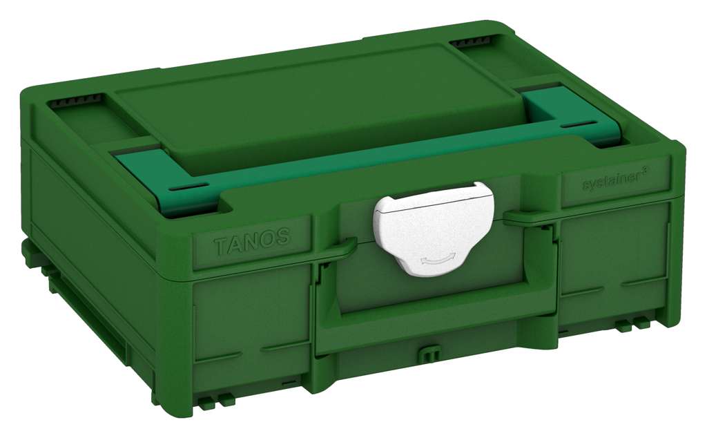 Systainer³ M 137, Emerald Green with Signal Green lid handle and White catches