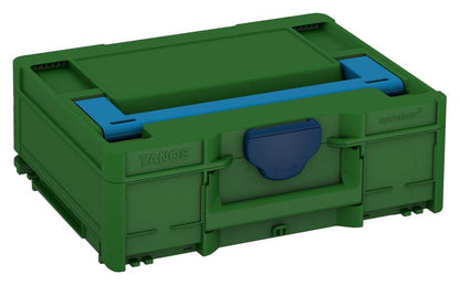 Systainer³ M 137, Emerald Green with Sky Blue lid handle and Sapphire Blue catches
