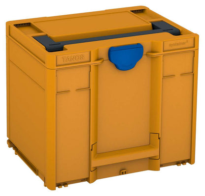 Systainer³ M 337, Daffodil Yellow with Anthracite lid handle and Signal Blue catches