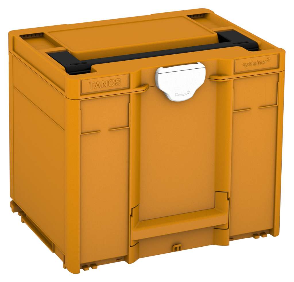 Systainer³ M 337, Daffodil Yellow with Black lid handle and White catches