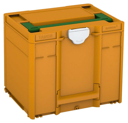 Systainer³ M 337, Daffodil Yellow with Emerald Green lid handle and Light Grey catches