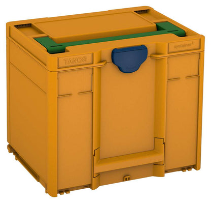 Systainer³ M 337, Daffodil Yellow with Emerald Green lid handle and Sapphire Blue catches