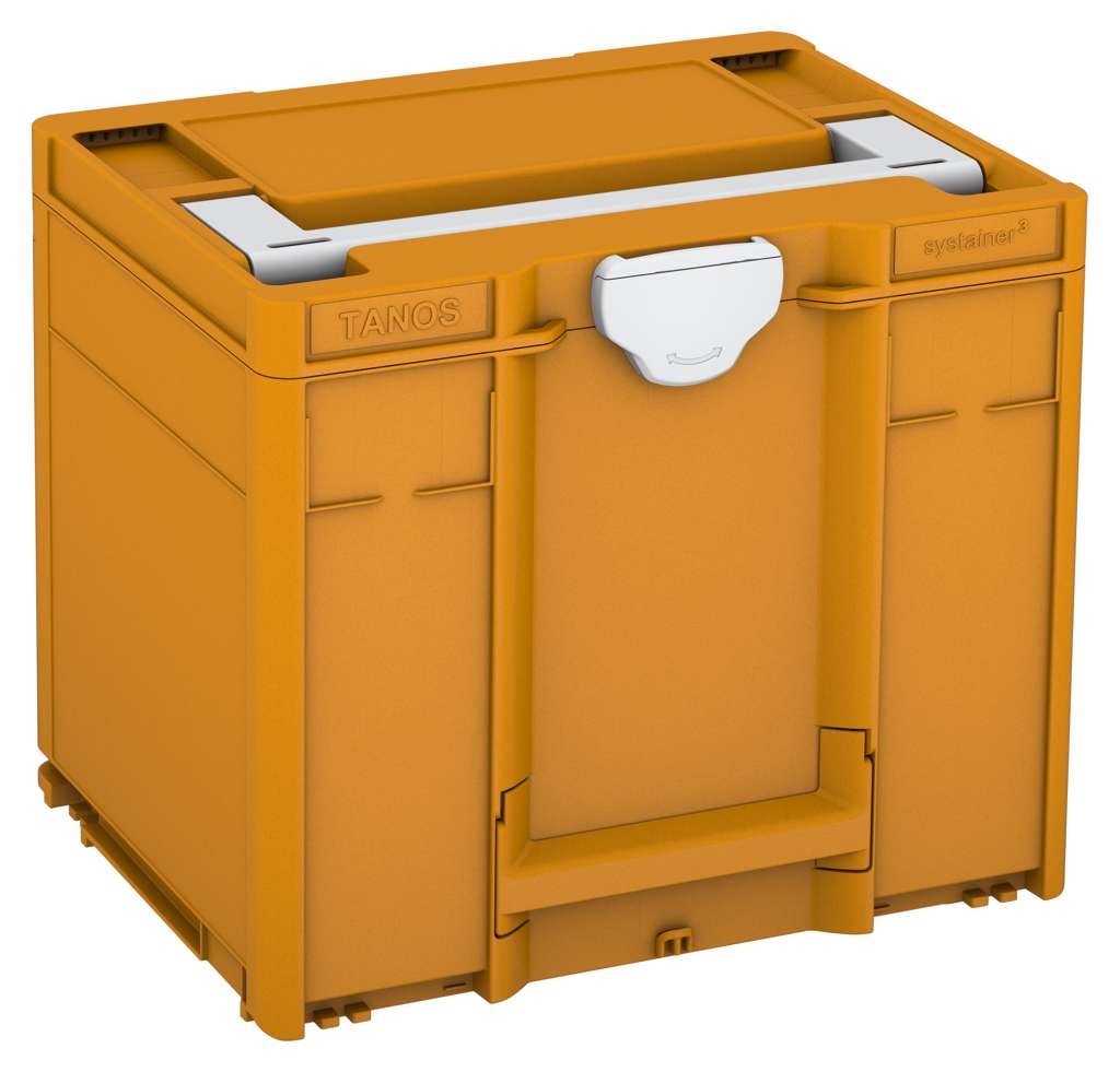 Systainer³ M 337, Daffodil Yellow with Light Grey lid handle and Light Grey catches