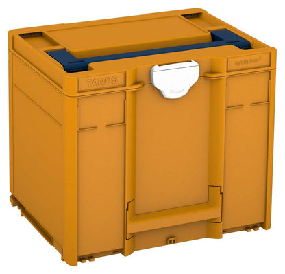 Systainer³ M 337, Daffodil Yellow with Sapphire Blue lid handle and White catches