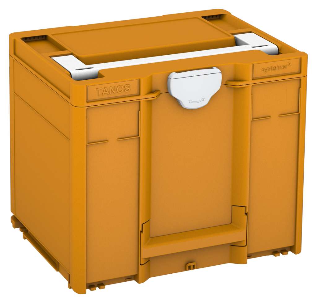 Systainer³ M 337, Daffodil Yellow with White lid handle and Light Grey catches