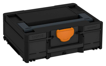 Systainer³ M 137, Black with Anthracite lid handle and Deep Orange catches