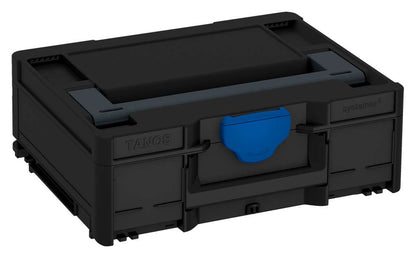 Systainer³ M 137, Black with Anthracite lid handle and Signal Blue catches
