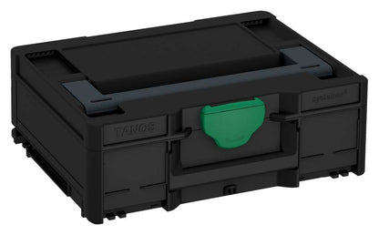 Systainer³ M 137, Black with Anthracite lid handle and Signal Green catches