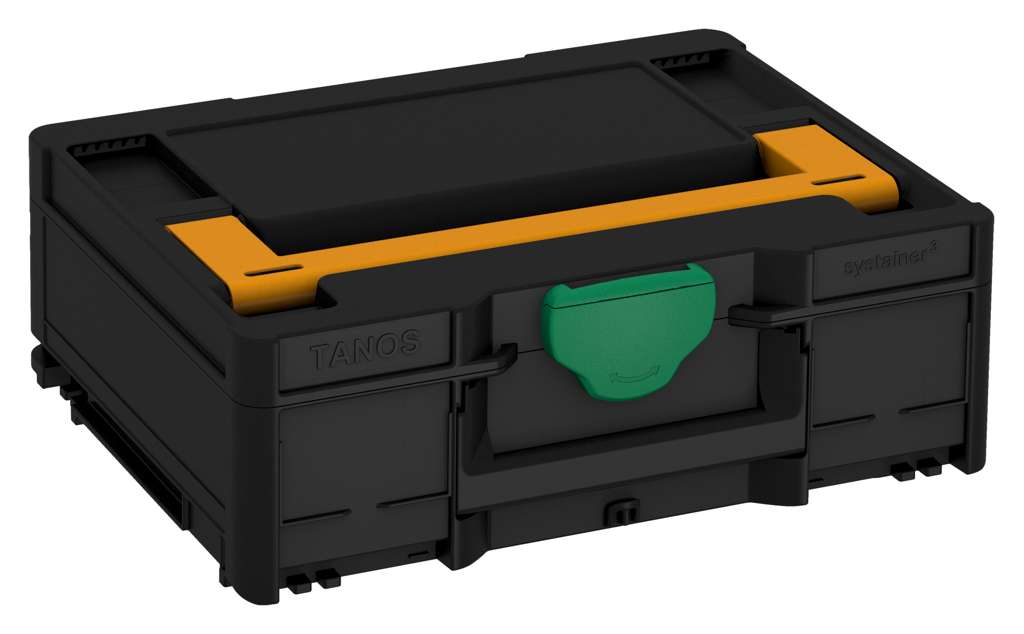 Systainer³ M 137, Black with Daffodil Yellow lid handle and Signal Green catches