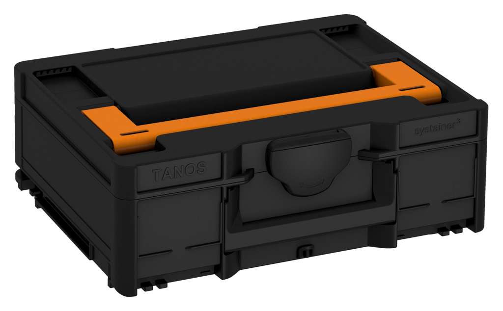 Systainer³ M 137, Black with Deep Orange lid handle