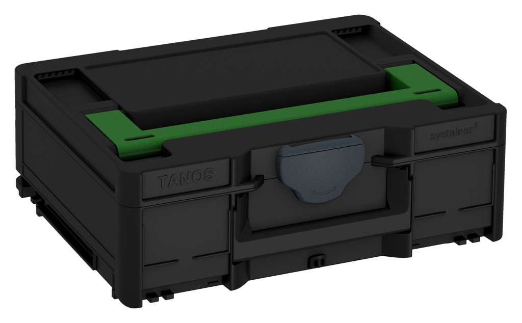 Systainer³ M 137, Black with Emerald Green lid handle and Anthracite catches