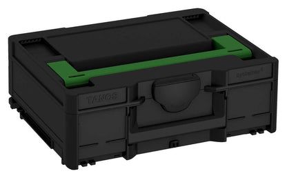 Systainer³ M 137, Black with Emerald Green lid handle
