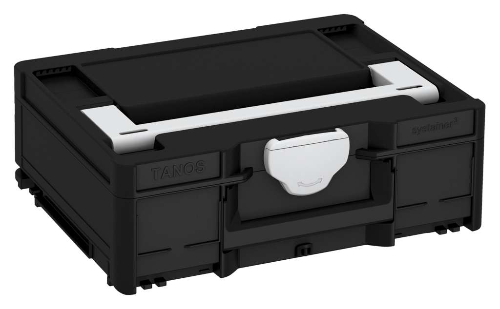 Systainer³ M 137, Black with Light Grey lid handle and Light Grey catches