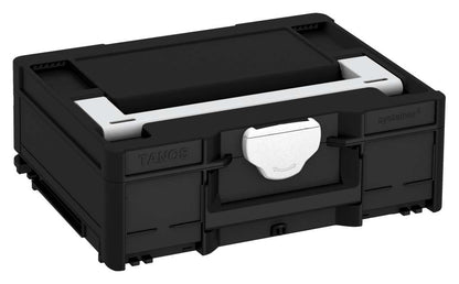 Systainer³ M 137, Black with Light Grey lid handle and White catches