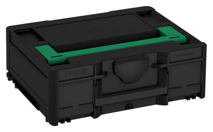 Systainer³ M 137, Black with Signal Green lid handle