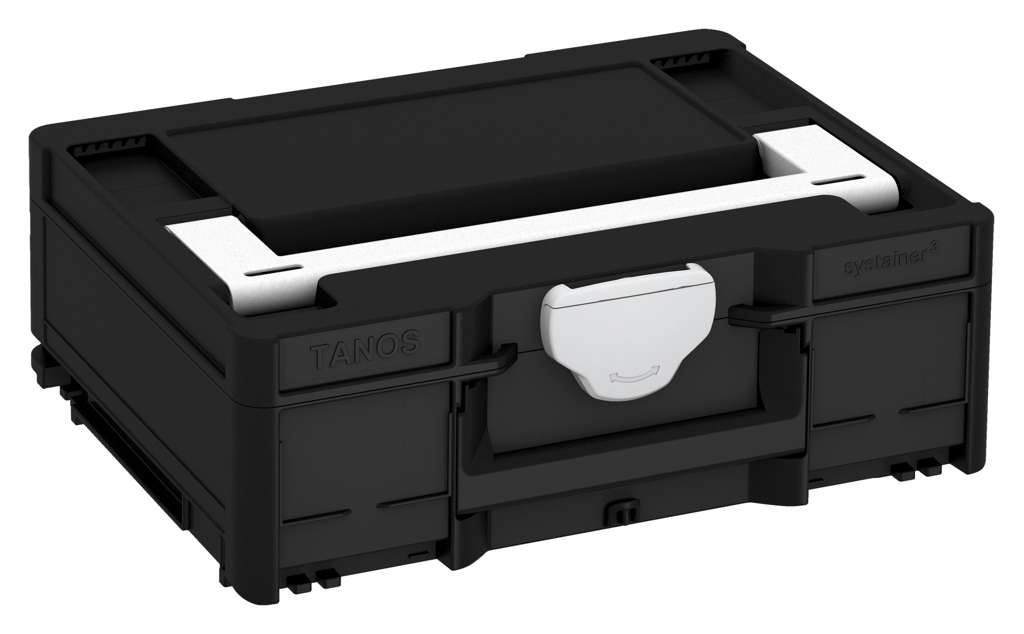 Systainer³ M 137, Black with White lid handle and Light Grey catches