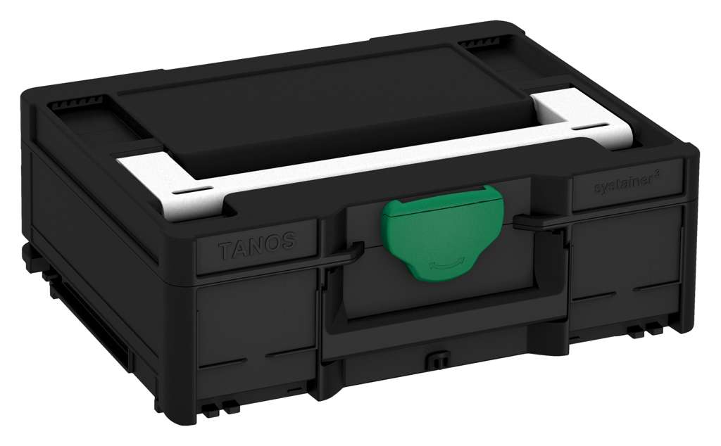 Systainer³ M 137, Black with White lid handle and Signal Green catches