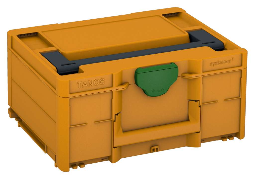 Systainer³ M 187, Daffodil Yellow with Anthracite lid handle and Emerald Green catches