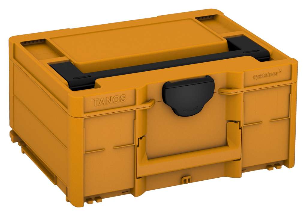 Systainer³ M 187, Daffodil Yellow with Black lid handle and Black catches
