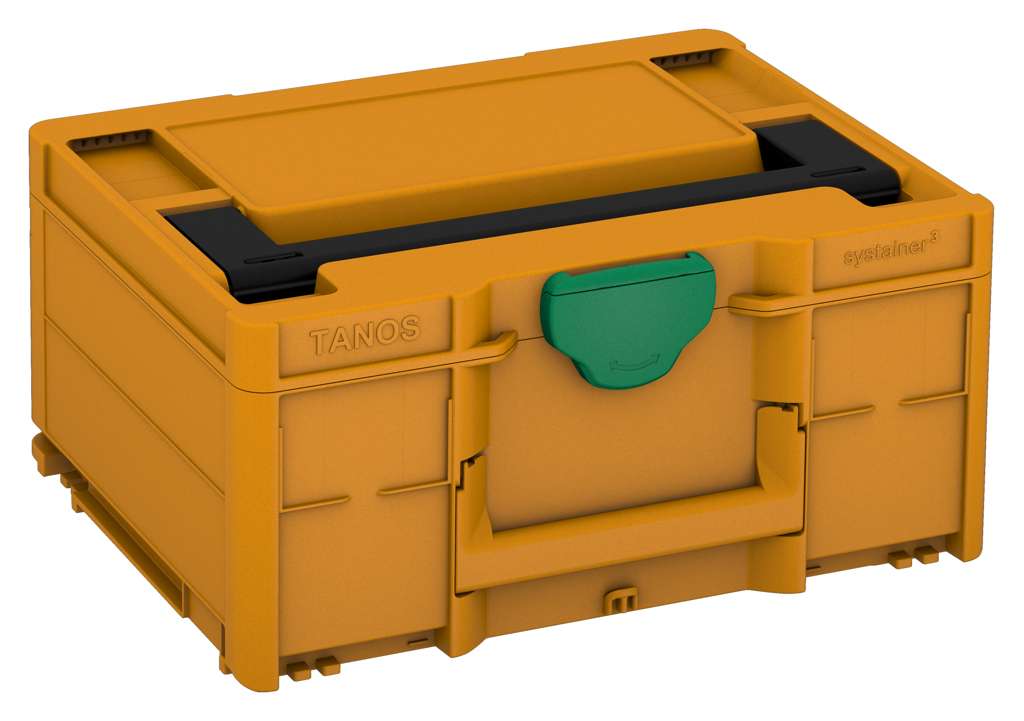Systainer³ M 187, Daffodil Yellow with Black lid handle and Signal Green catches