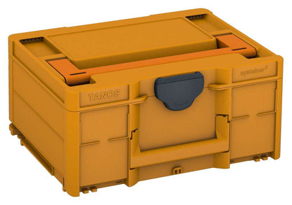 Systainer³ M 187, Daffodil Yellow with Deep Orange lid handle and Anthracite catches