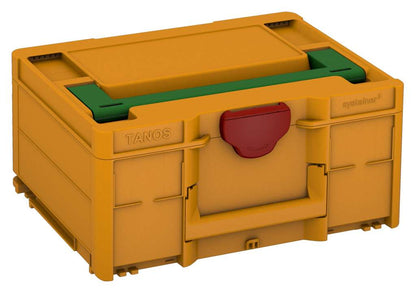 Systainer³ M 187, Daffodil Yellow with Emerald Green lid handle and Carmine Red catches
