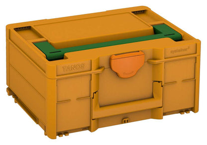Systainer³ M 187, Daffodil Yellow with Emerald Green lid handle and Deep Orange catches