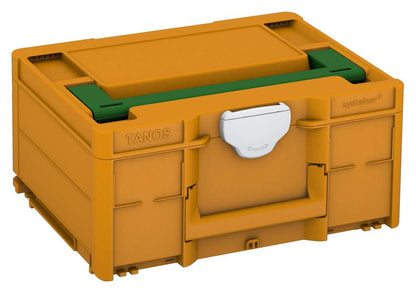 Systainer³ M 187, Daffodil Yellow with Emerald Green lid handle and Light Grey catches