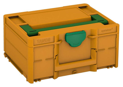 Systainer³ M 187, Daffodil Yellow with Emerald Green lid handle and Signal Green catches