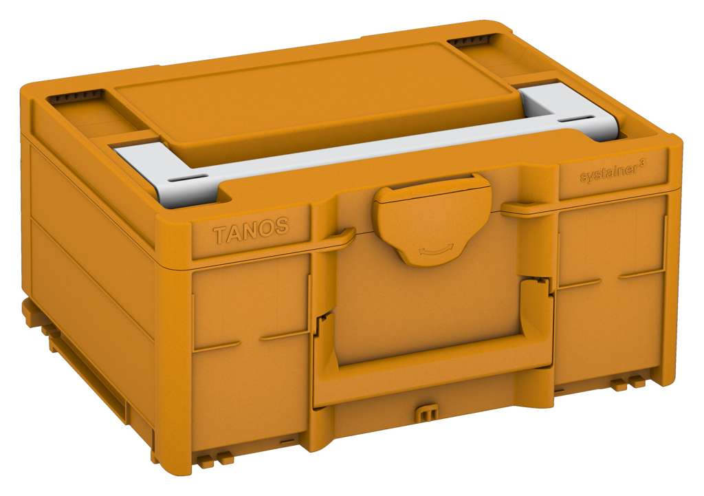 Systainer³ M 187, Daffodil Yellow with Light Grey lid handle