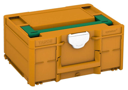 Systainer³ M 187, Daffodil Yellow with Signal Green lid handle and White catches