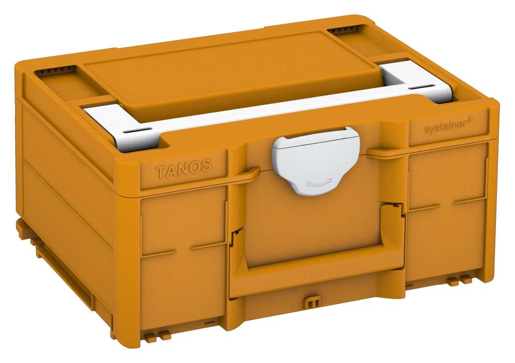 Systainer³ M 187, Daffodil Yellow with White lid handle and Light Grey catches
