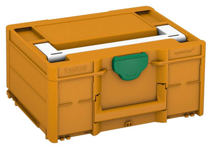 Systainer³ M 187, Daffodil Yellow with White lid handle and Signal Green catches