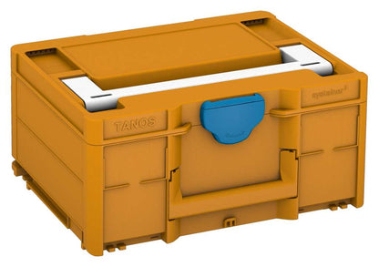Systainer³ M 187, Daffodil Yellow with White lid handle and Sky Blue catches