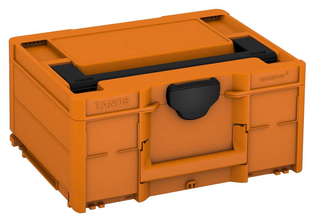 Systainer³ M 187, Deep Orange with Black lid handle and Black catches