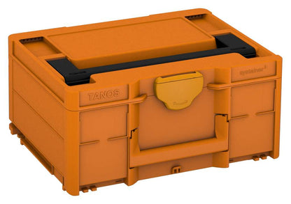 Systainer³ M 187, Deep Orange with Black lid handle and Daffodil Yellow catches
