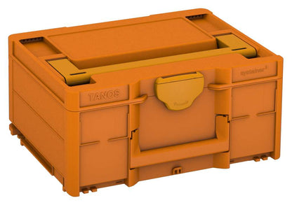 Systainer³ M 187, Deep Orange with Daffodil Yellow lid handle and Daffodil Yellow catches