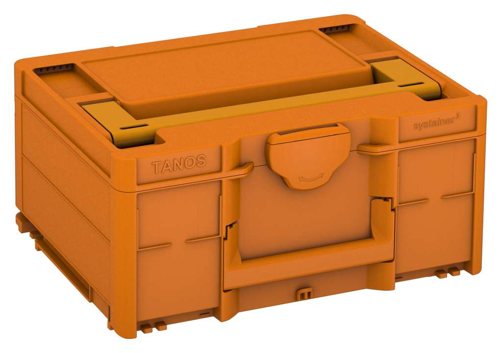 Systainer³ M 187, Deep Orange with Daffodil Yellow lid handle