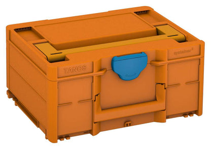 Systainer³ M 187, Deep Orange with Daffodil Yellow lid handle and Sky Blue catches