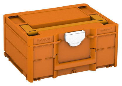 Systainer³ M 187, Deep Orange with Daffodil Yellow lid handle and White catches