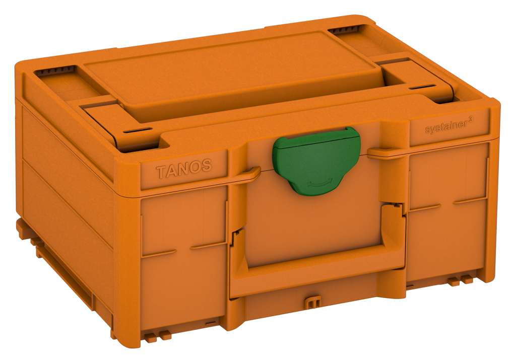 Systainer³ M 187, Deep Orange with Emerald Green catches