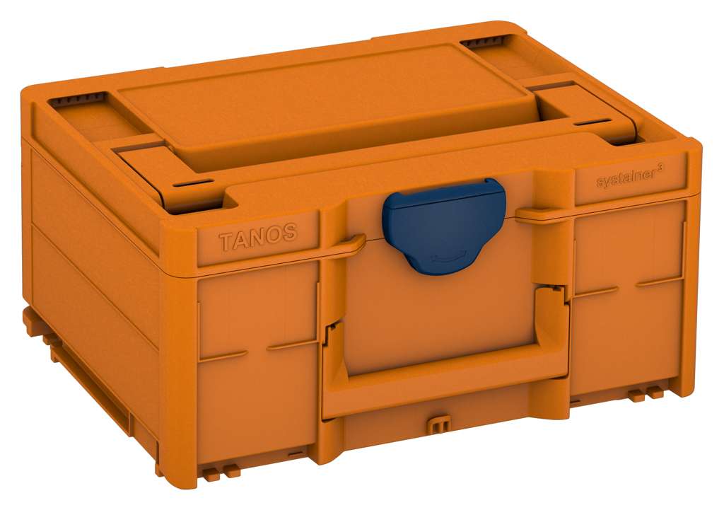Systainer³ M 187, Deep Orange with Sapphire Blue catches