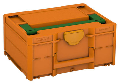 Systainer³ M 187, Deep Orange with Emerald Green lid handle and Daffodil Yellow catches