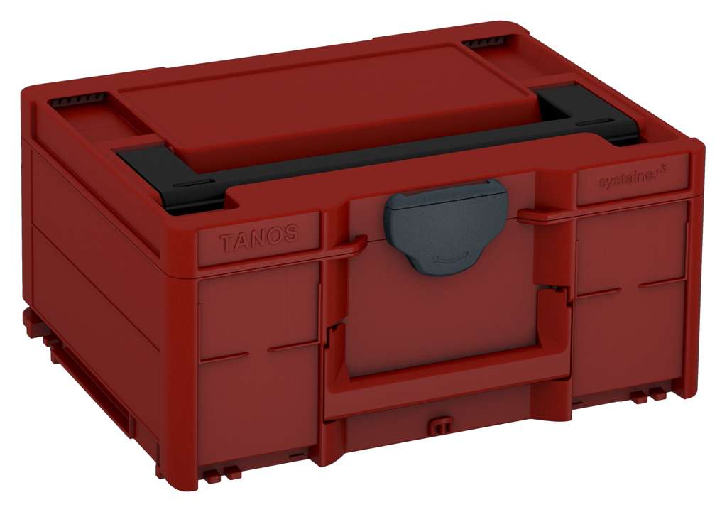 Systainer³ M 187, Carmine Red with Black lid handle and Anthracite catches