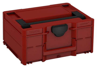Systainer³ M 187, Carmine Red with Black lid handle and Black catches