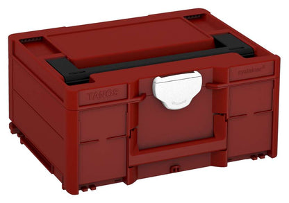 Systainer³ M 187, Carmine Red with Black lid handle and White catches