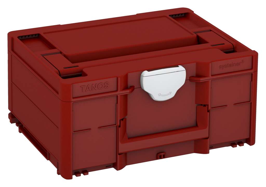 Systainer³ M 187, Carmine Red with Light Grey catches