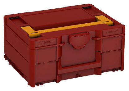 Systainer³ M 187, Carmine Red with Daffodil Yellow lid handle